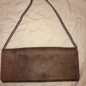 VINTAGE: Ann Taylor Leather Clutch